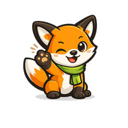Raposa do Espertou acenando