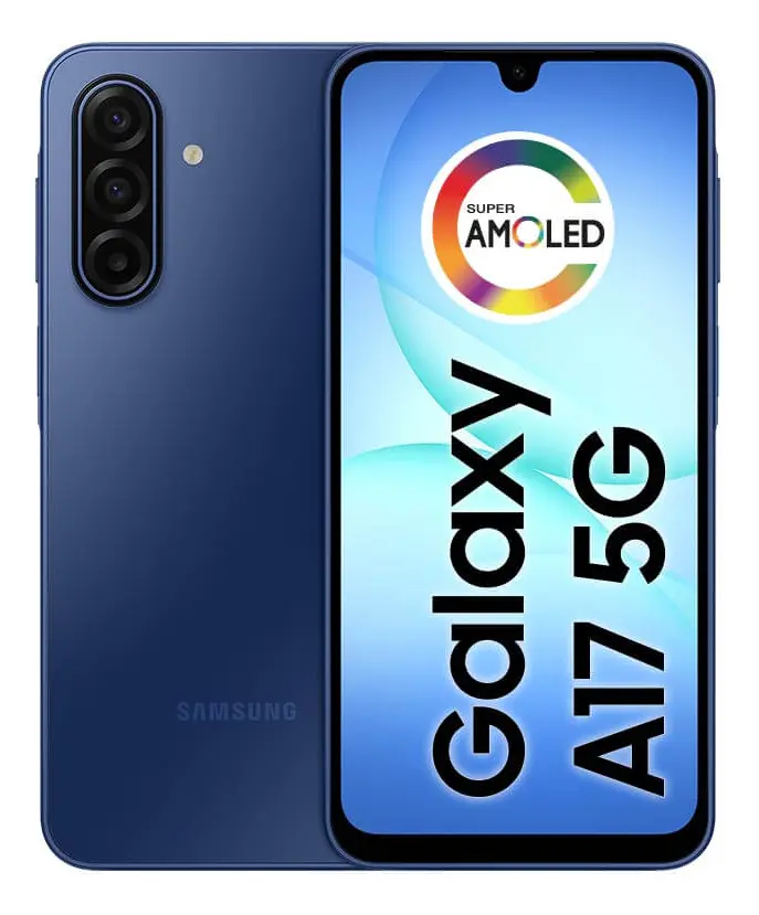 Celular Samsung Galaxy A17 5g Com Ia, 128gb, 4gb Ram, Câm De 50mp, Tela De 6.7 , Nfc, Ip54 - Azul